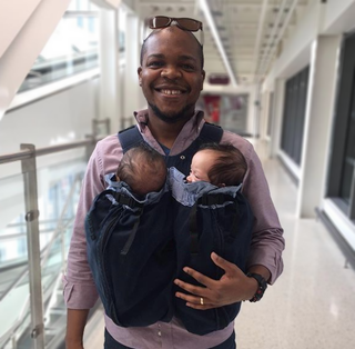 Baby wrap carrier for twins sales