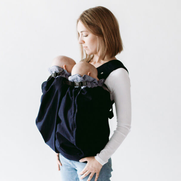 Weego Baby Carriers Twin Baby Carrier Simply Black
